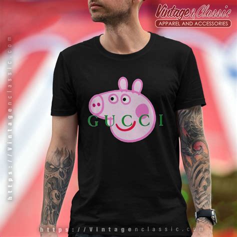 fake peppa pig gucci shirt|Peppa Pig Gucci shirt real.